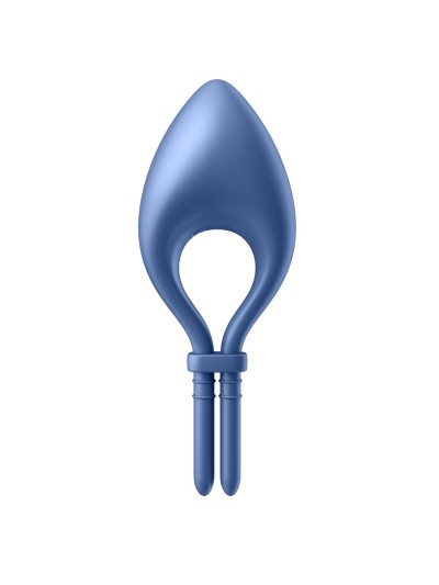 Cockring vibrant connecté USB bleu Bullseye Satisfyer 