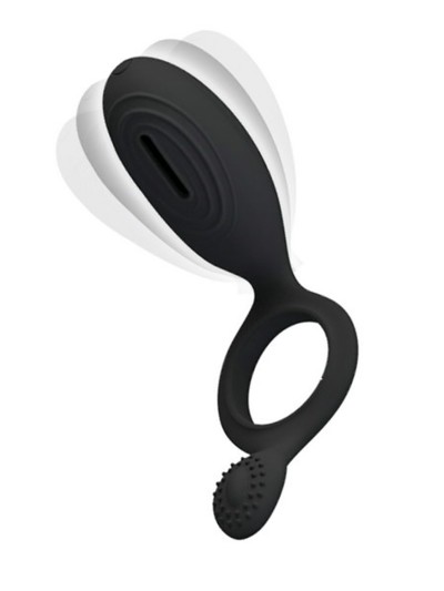 Cockring vibrant stimulation clitoridienne et anal Ethel 