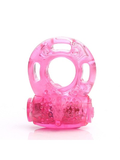 Cockring vibrant rose extensible 