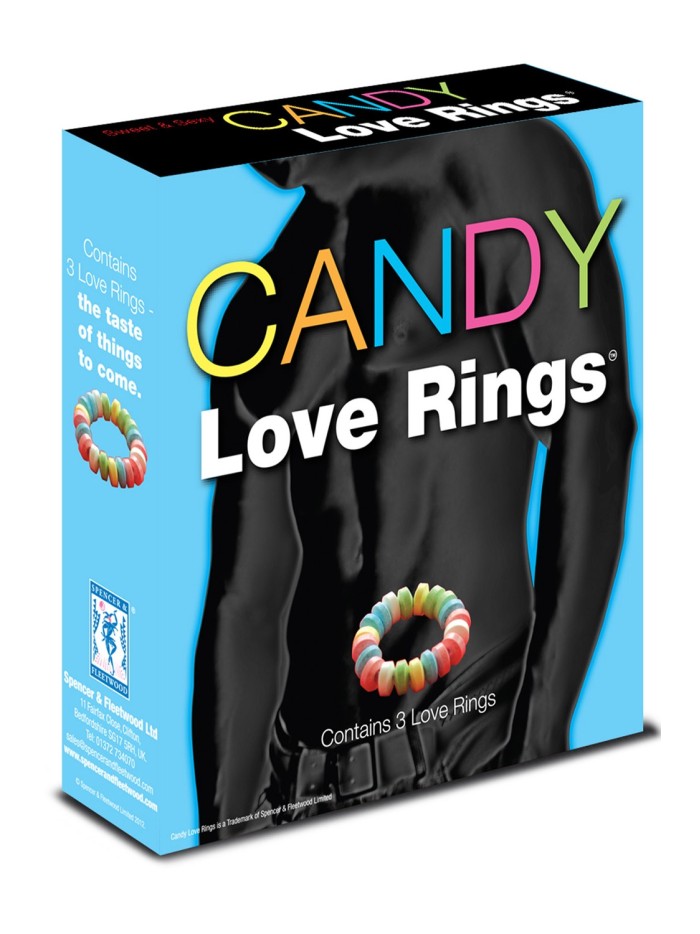 Lot de 3 cockrings bonbons Candy 