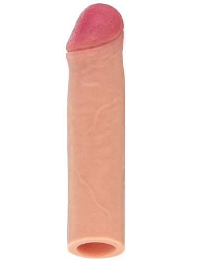 Gaine d'extension de pénis réaliste avec gland 