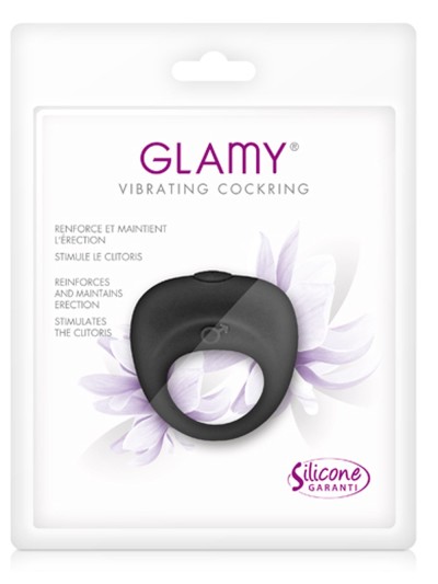 Anneau de pénis vibrant noir