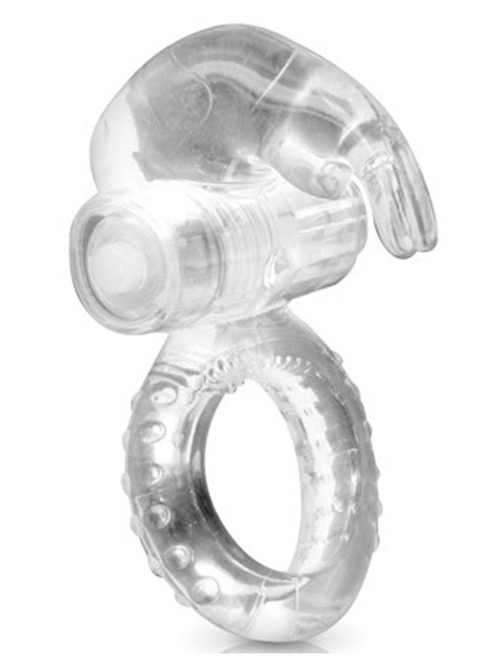 Cockring vibrant avec stimulation du clitoris 