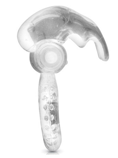 Cockring vibrant avec stimulation du clitoris 