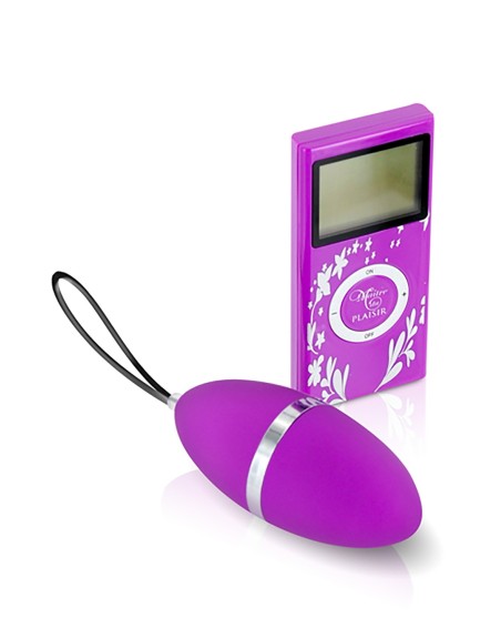 Oeuf vibrant violet 10 vitesses télécommande écran LCD 