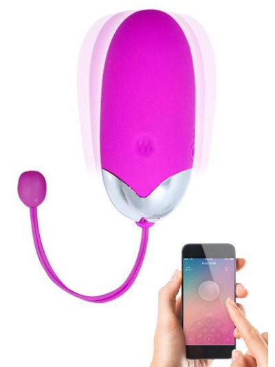 Oeuf vibrant puissant USB avec application smatphone 