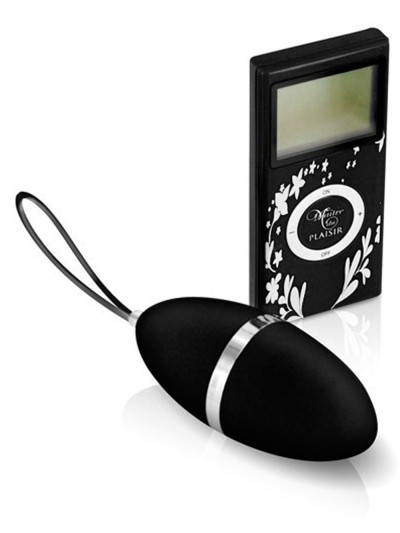 Oeuf vibrant noir 10 vitesses télécommande écran LCD 