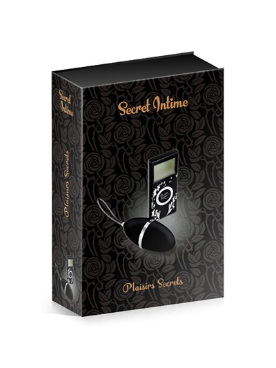 Oeuf vibrant noir 10 vitesses télécommande écran LCD 