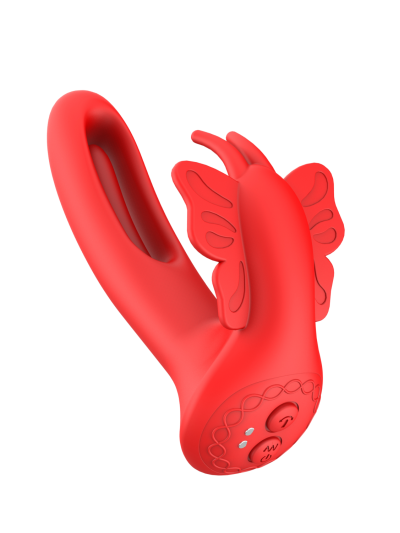 Vibromasseur FLY PULSE Papillon à Double Action Télécommandé 