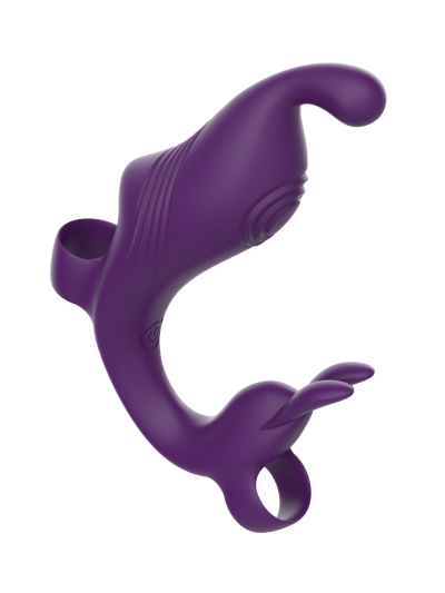 Doigt Vibrant à Double Moteur INFERNO 