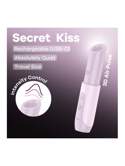 Stimulateur clitoridien de voyage Secret Kiss Satisfyer 