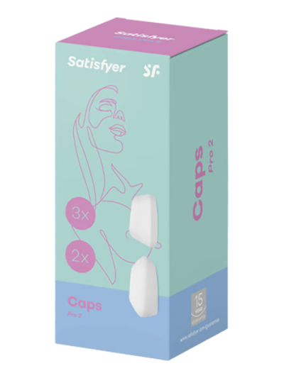 Capuchons interchangeables x5 pour Satisfyer Pro2 