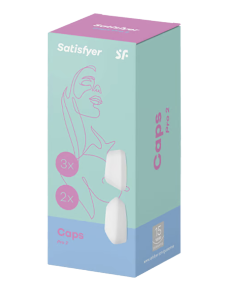 Capuchons interchangeables x5 pour Satisfyer Pro2 