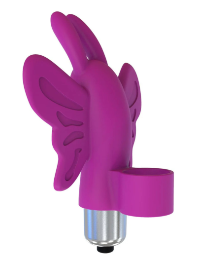 Doigt chinois vibrant papillon violet 