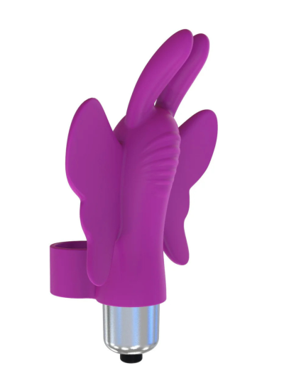 Doigt chinois vibrant papillon violet 