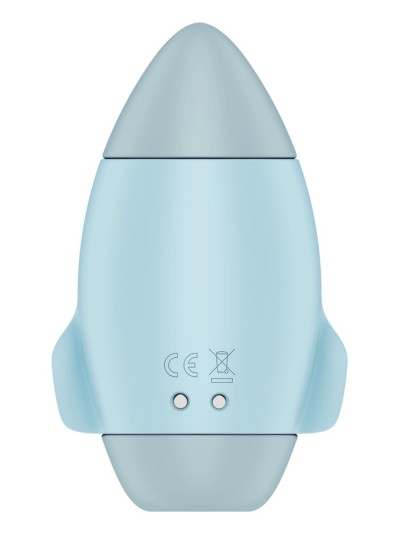 Stimulateur de clitoris violet vibration et air pulsé USB vert Mission control Satisfyer 