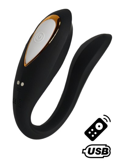 OSMOSE, stimulateur pour couple USB, à double tête, avec télécommande, en silicone médical