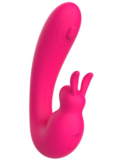 Vibromasseur 2 en 1 G-spot et C-spot USB Kala rose 