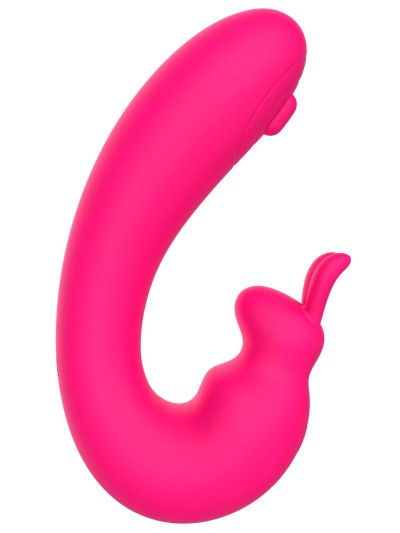 Vibromasseur 2 en 1 G-spot et C-spot USB Kala rose 