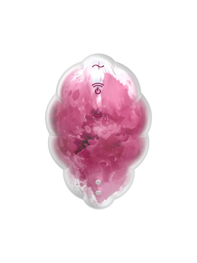 Stimulateur clitoridien par onde de pression sans contact et par vibration USB rose et blanc, Cloud Dancer Satisfyer 