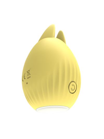 Stimulateur clitoridien Bunny USB jaune Martie 