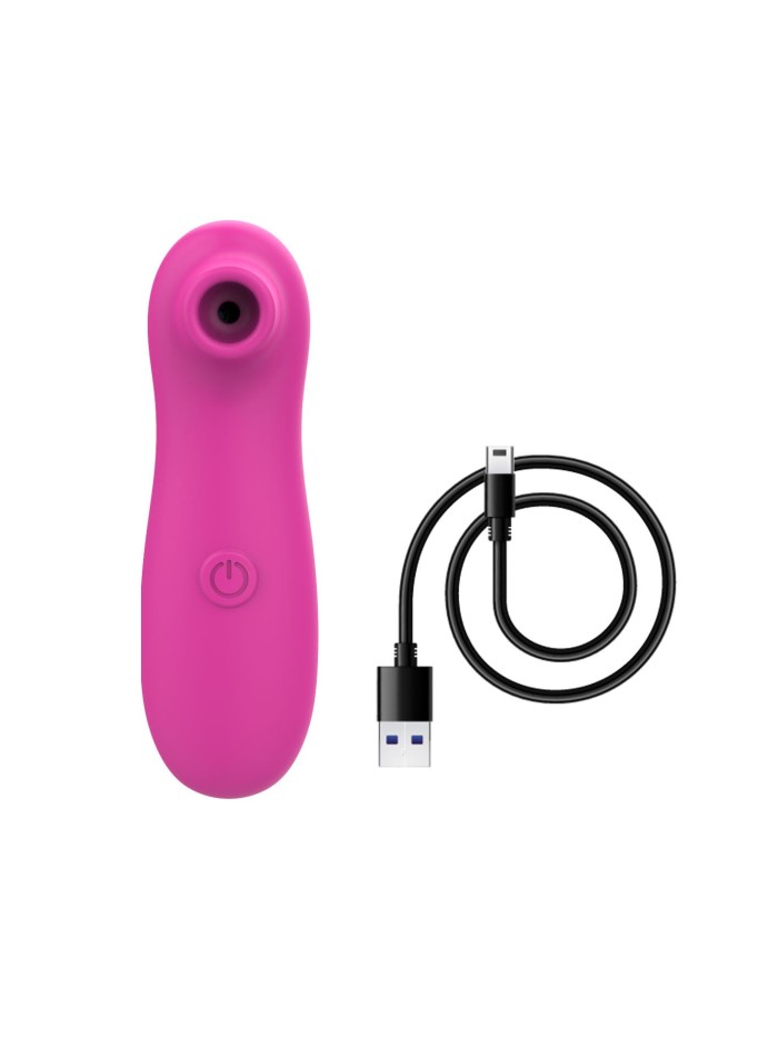 Stimulateur de clitoris par vibrations sur membrane rechargeable USB rose 10 Vitesses De Voyage 