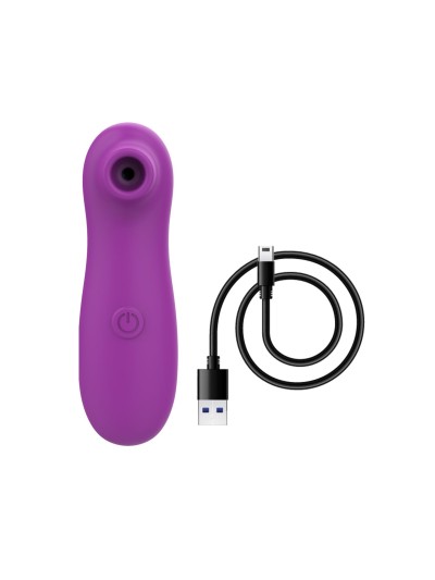 Vibromasseur par vibrations sur membrane rechargeable USB violet 10 vitesses de voyage 