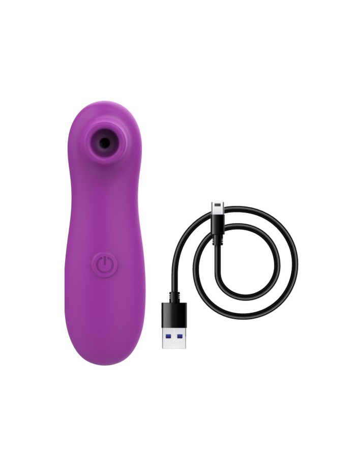 Vibromasseur par vibrations sur membrane rechargeable USB violet 10 vitesses de voyage 