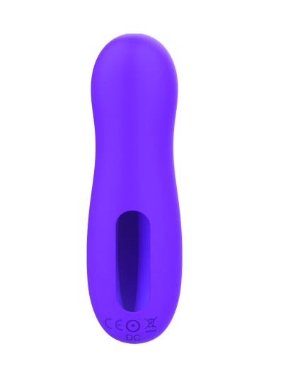 Vibromasseur par vibrations sur membrane rechargeable USB violet 10 vitesses de voyage 