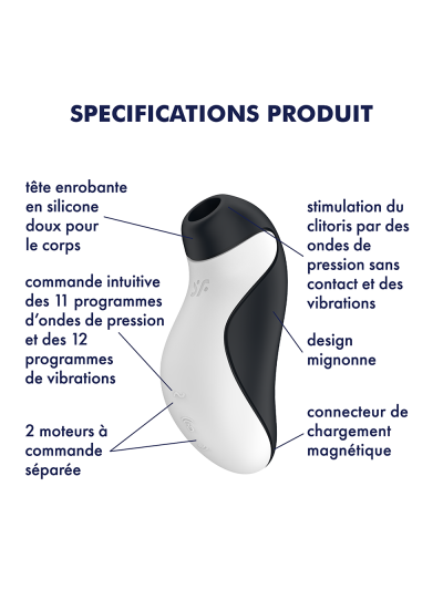 Stimulateur de clitoris ORCA USB Satisfyer 