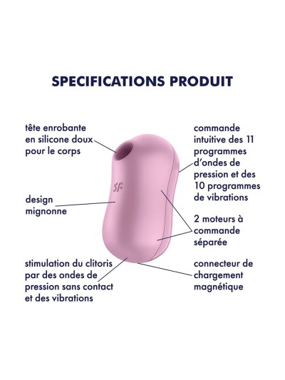 Stimulateur de clitoris Cotton Candy Satisfyer 