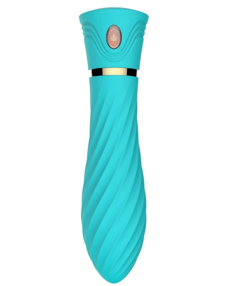 Mini Vibromasseur bleu USB 