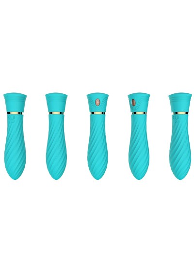 Mini Vibromasseur bleu USB 