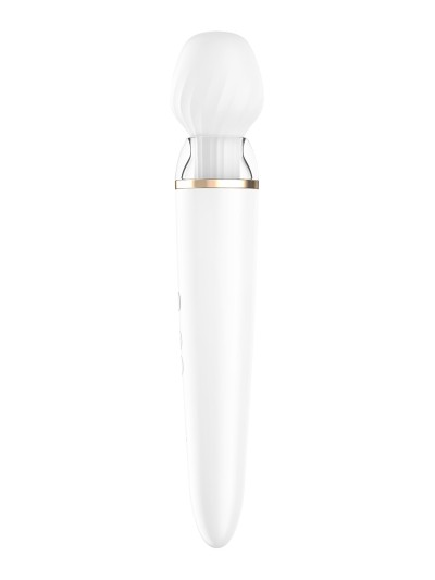 Double wand blanc connecté USB Double Wand-er Satisfyer 
