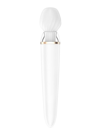 Double wand blanc connecté USB Double Wand-er Satisfyer 