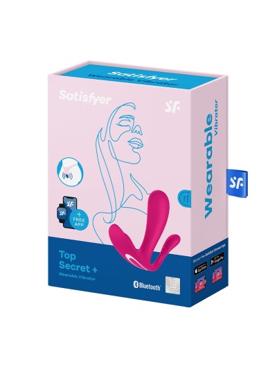 3 en 1 Vibromasseurs et stimulateur clitoridien rose connecté Top Secret  Satisfyer 