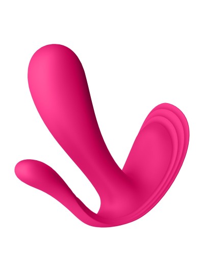 3 en 1 Vibromasseurs et stimulateur clitoridien rose connecté Top Secret  Satisfyer 