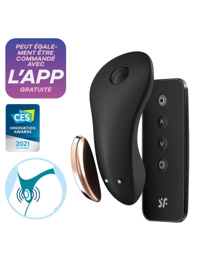 Stimulateur clitoridien connecté USB avec télécommande Little Secret Satisfyer 