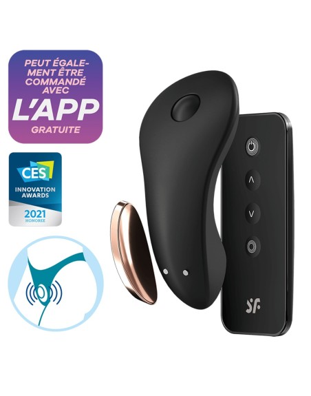 Stimulateur clitoridien connecté USB avec télécommande Little Secret Satisfyer 