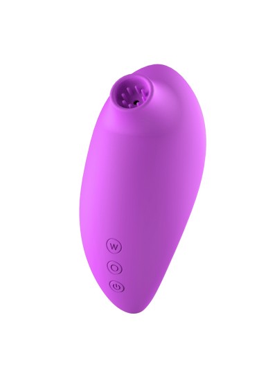 2en1 Stimulateur clitoridien à picots par aspiration avec son œuf vibrant à distance violet 