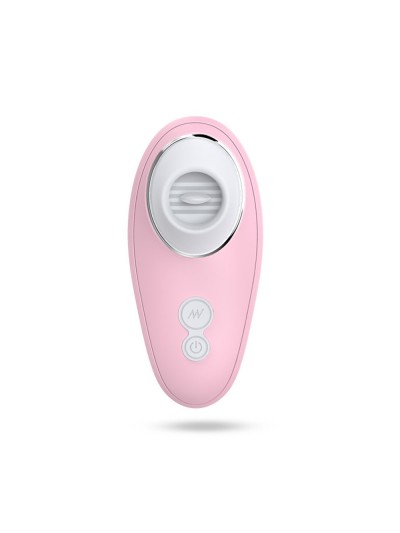 Vibromasseur rose à langue vibrante pour cunnilingus 