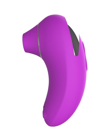 Vibromasseur clitoridien par embout de vibrations sur membrane violet USB 