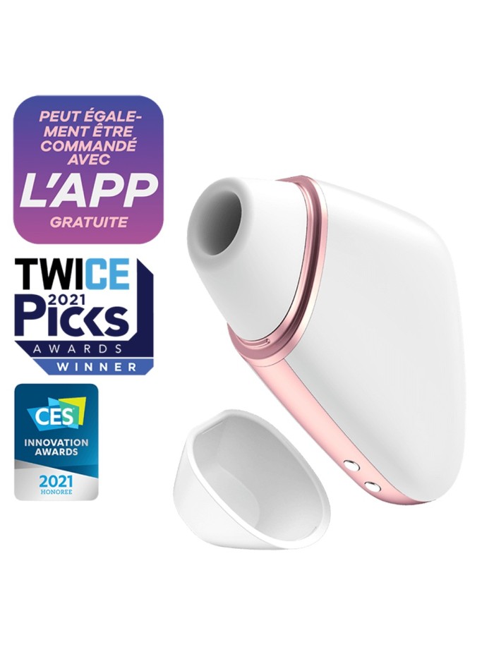 Stimulateur blanc Satisfyer Love Triangle 