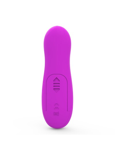 Stimulateur de clitoris par vibrations sur membranes violet 10 vitesses de voyage 