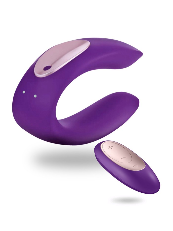 Stimulateur de couple Satisfyer Partner Plus télécommande 