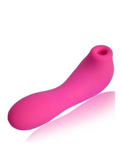 Vibromasseur rose avec 20 programmes de vibration et stimulation clitoridien à membrane picots USB 