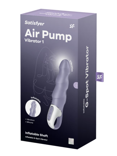 Vibromasseur gonflable Satisfyer Air Pump Vibrator 1 