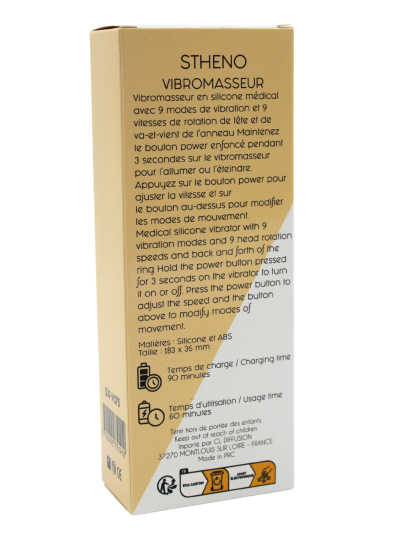 Vibromasseur STHENO Haute Précision avec Rotation 