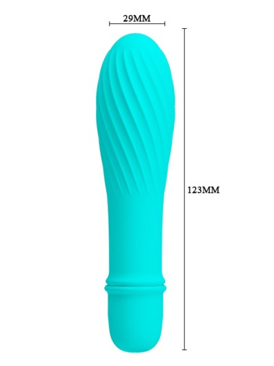 Vibromasseur waterproof Turquoise 