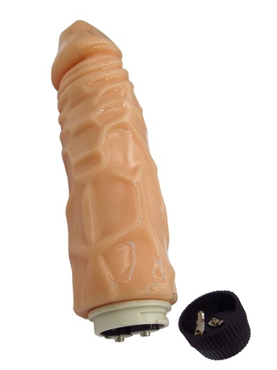 Vibromasseur réaliste couleur chair 22 cm de long 